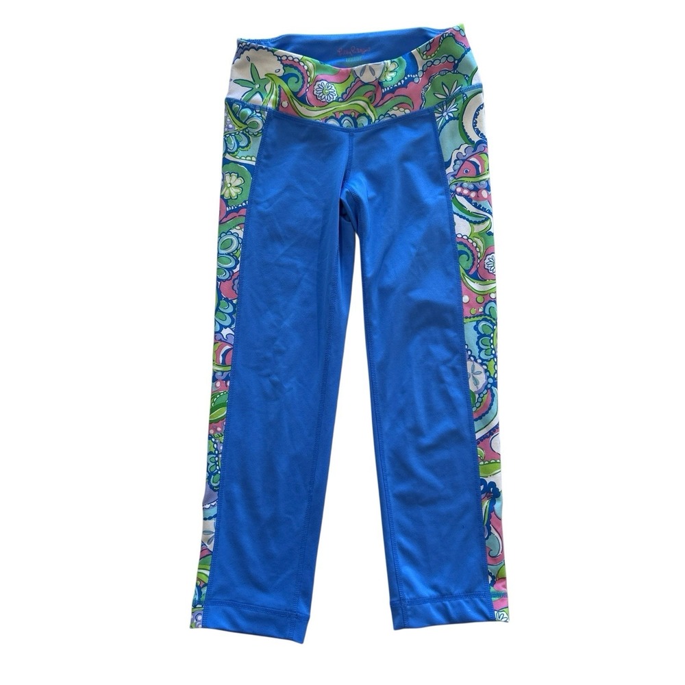 Lilly Pulitzer Luxletic Leggings Size XS‎ Extra Small Weekender Crop Athletic
